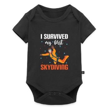 Parapente Saut en parachutisme - Body à manches courtes Premium Bébé - noir - Devant