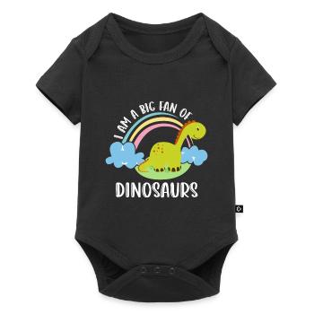 T-Rex Tyrannosaurus Herbivore - Baby Premium short-sleeve bodysuit - black - Front