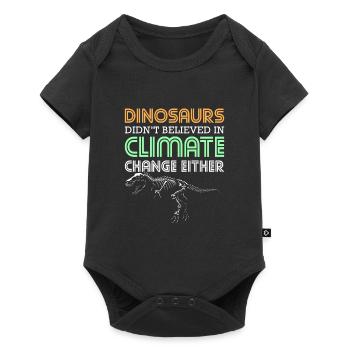 Dino Triceratops Dinosaure Steinzei - Body à manches courtes Premium Bébé - noir - Devant