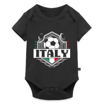 Italy Football Italian Sport Gift Idea - Baby Premium short-sleeve bodysuit - black - Front