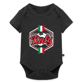 Italy Football Italy Team - Baby Premium short-sleeve bodysuit - black - Front