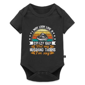 Gay Marriage Wedding Day Wedding Ring Gift Idea - Baby Premium short-sleeve bodysuit - black - Front