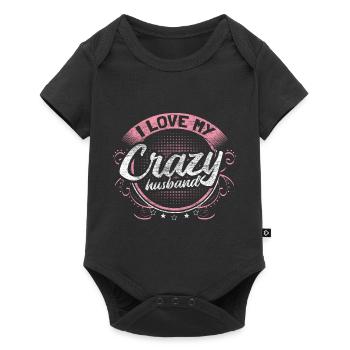 Marriage Husband Love Gift - Baby Premium short-sleeve bodysuit - black - Front