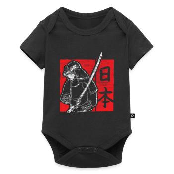 Japan Geisha Origin Gift Idea - Baby Premium short-sleeve bodysuit - black - Front