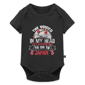 Japan Senpai Origin Gift Idea - Baby Premium short-sleeve bodysuit - black - Front