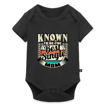 Single Mother Mum Respect Gift Idea - Baby Premium short-sleeve bodysuit - black - Front