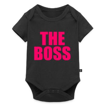 The boss - Body à manches courtes Premium Bébé - noir - Devant