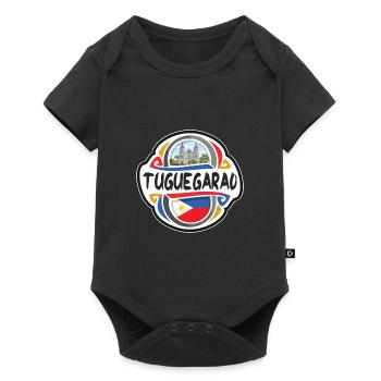 Tuguegarao Philippines Drapeau Voyage Souvenir Badge - Body à manches courtes Premium Bébé - noir - Devant