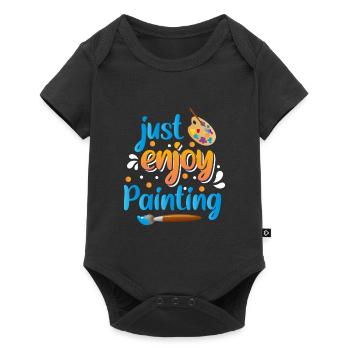 Painter Artist Training - Baby Premium short-sleeve bodysuit - black - Front