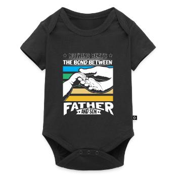 Father & Son Child - Baby Premium short-sleeve bodysuit - black - Front