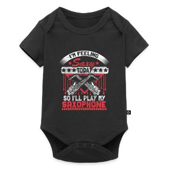 Saxophone Orchestra Chapel - Baby Premium short-sleeve bodysuit - black - Front