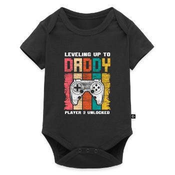 Père Fils Bébé Papa Cadeau - Body à manches courtes Premium Bébé - noir - Devant