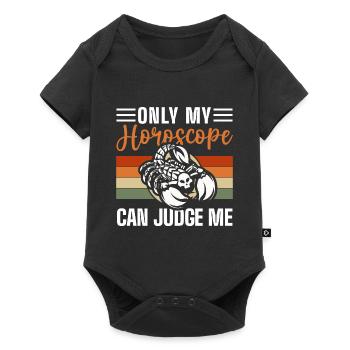 Horoscope Birthday Stars Element - Baby Premium short-sleeve bodysuit - black - Front