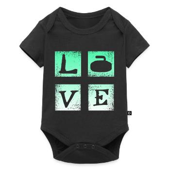 Dear Curling - Baby Premium short-sleeve bodysuit - black - Front