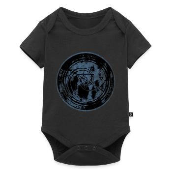 Rune Rune Spirale Fibonacci - Body à manches courtes Premium Bébé - noir - Devant