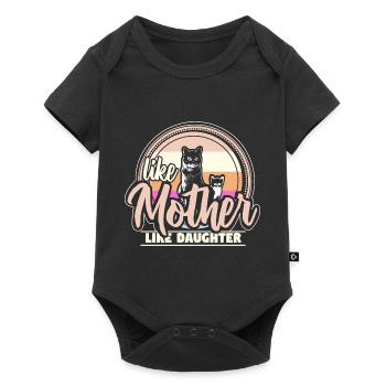 Mother Daughter Mother's Day Cohesion Gift - Baby Premium short-sleeve bodysuit - black - Front