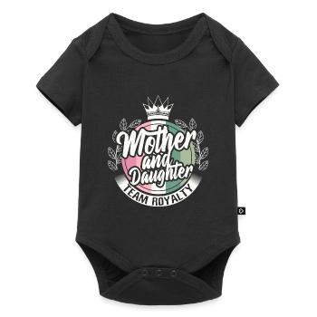 Mother Daughter Friends Parents - Baby Premium short-sleeve bodysuit - black - Front