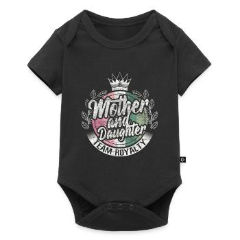 Mother Daughter Mother Love Gift Idea - Baby Premium short-sleeve bodysuit - black - Front