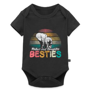 Mother Daughter Best Friends - Baby Premium short-sleeve bodysuit - black - Front