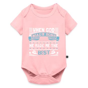 Best Son Father Gift - Baby Premium short-sleeve bodysuit - rose - Front