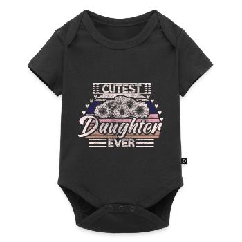 Fille de la famille Filles - Body à manches courtes Premium Bébé - noir - Devant