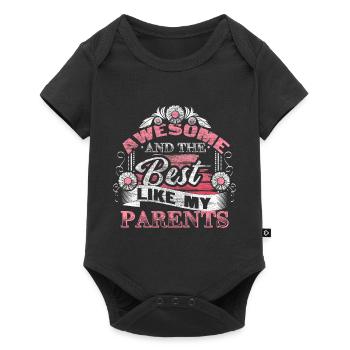 Best Daughter Parents Funny Gift Idea - Baby Premium short-sleeve bodysuit - black - Front