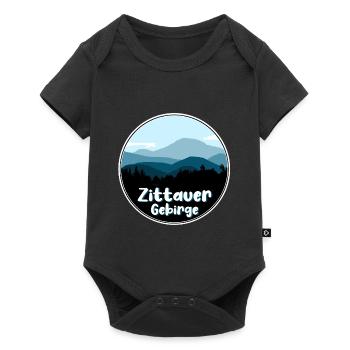 Zittauer Gebirge - Baby Premium Kurzarmbody - Schwarz - Vorne