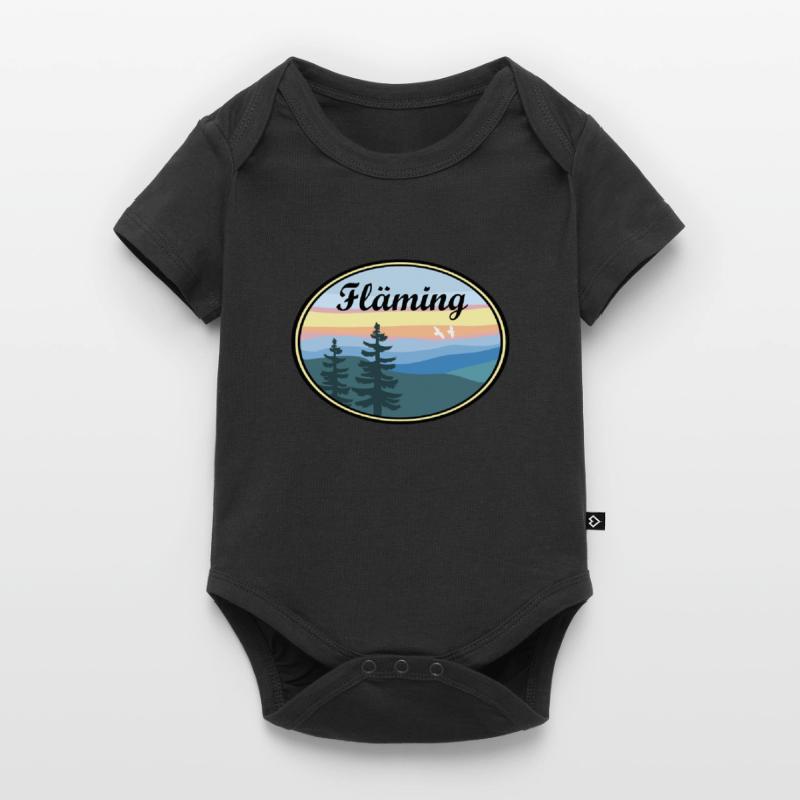Fläming Landschaft Baby Premium Kurzarmbody