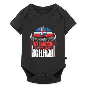 Iceland State - Baby Premium short-sleeve bodysuit - black - Front