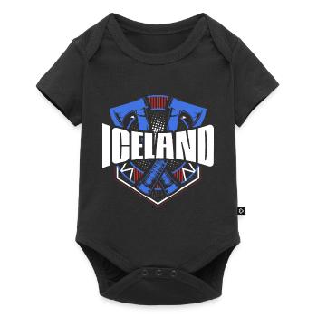 Islande Reykjavik Pride - Body à manches courtes Premium Bébé - noir - Devant