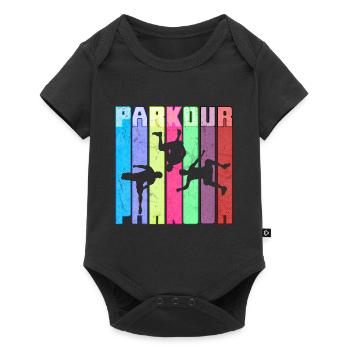 Parkour Freerunner Traceur Le Parcour parkourshirt - Body à manches courtes Premium Bébé - noir - Devant