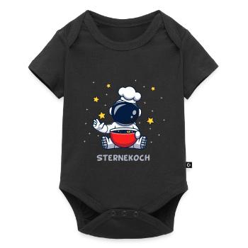 SterneKoch (Sternchen-Suppe-Edition) - Baby Premium Kurzarmbody - Schwarz - Vorne