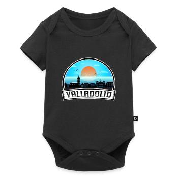 Valladolid Espagne Skyline Vintage Sunset Travel Sou - Body à manches courtes Premium Bébé - noir - Devant