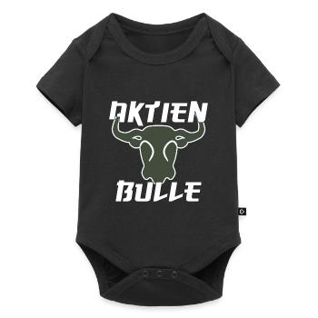 The stock bull for stock market fans - Baby Premium short-sleeve bodysuit - black - Front
