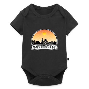 Murcie Espagne Skyline Vintage Sunset Travel Souveni - Body à manches courtes Premium Bébé - noir - Devant