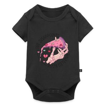 Anti Valentine's Day Heart Love Gift Idea Horror - Baby Premium short-sleeve bodysuit - black - Front