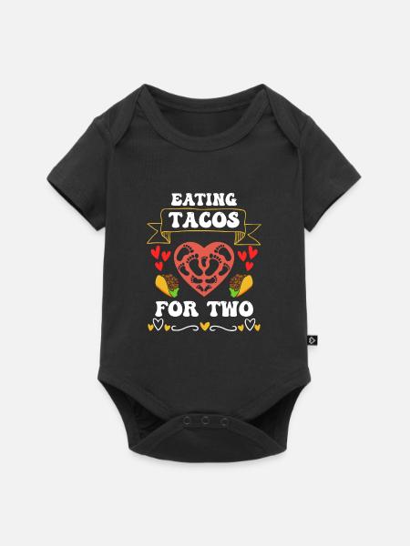 Babybauch Mutter Werdende Mutter Babysprüche - Baby Premium Kurzarmbody - Schwarz
