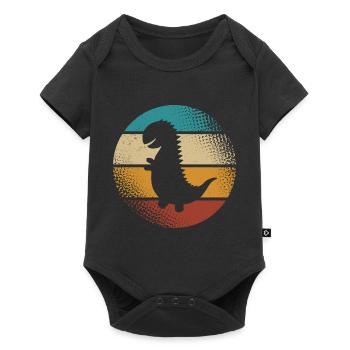 T-Rex - Body à manches courtes Premium Bébé - noir - Devant