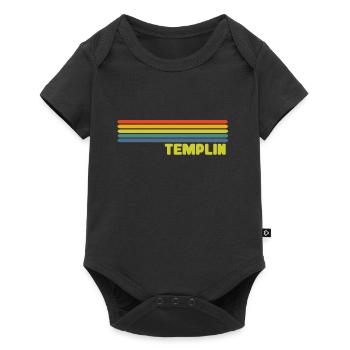 Templin - Baby Premium Kurzarmbody - Schwarz - Vorne