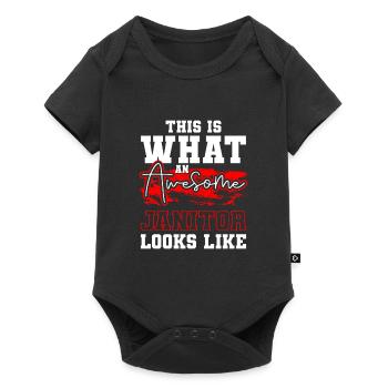 Métier d’artisan - Body à manches courtes Premium Bébé - noir - Devant