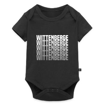 Wittenberge - Baby Premium Kurzarmbody - Schwarz - Vorne