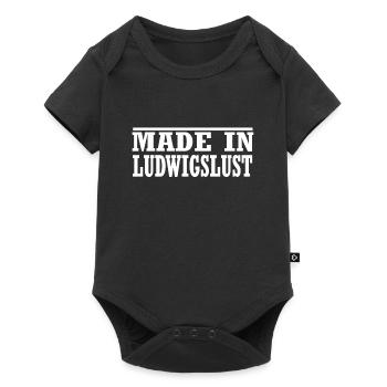Ludwigslust - Baby Premium Kurzarmbody - Schwarz - Vorne