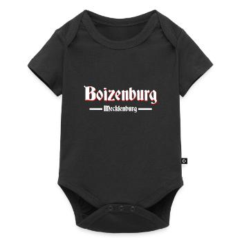 Boizenburg - Baby Premium Kurzarmbody - Schwarz - Vorne