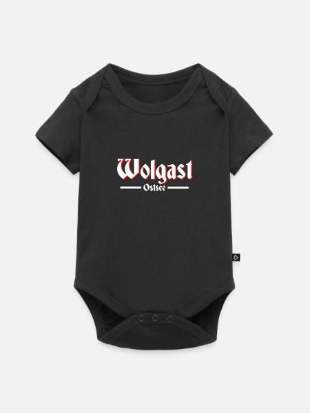 Wolgast - Baby Premium Kurzarmbody - Schwarz