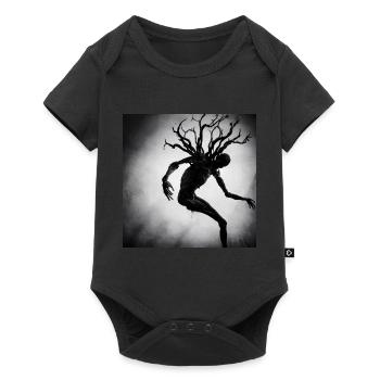 Baumparasit - Baby Premium Kurzarmbody - Schwarz - Vorne