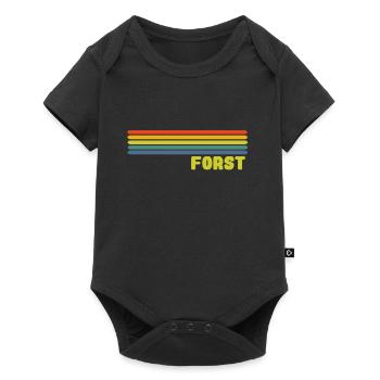 Forst Lausitz - Baby Premium Kurzarmbody - Schwarz - Vorne