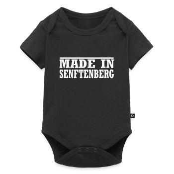 Senftenberg - Baby Premium Kurzarmbody - Schwarz - Vorne