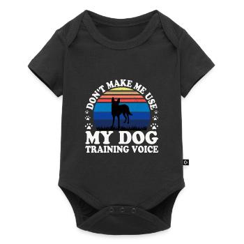 Carolina Dog Lover Silhouette Vintage Sunset - Body à manches courtes Premium Bébé - noir - Devant