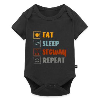 Segway Transport Balance Tour - Baby Premium short-sleeve bodysuit - black - Front