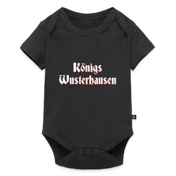Königs wusterhausen altdeutsche Schrift Sütterlin - Baby Premium Kurzarmbody - Schwarz - Vorne